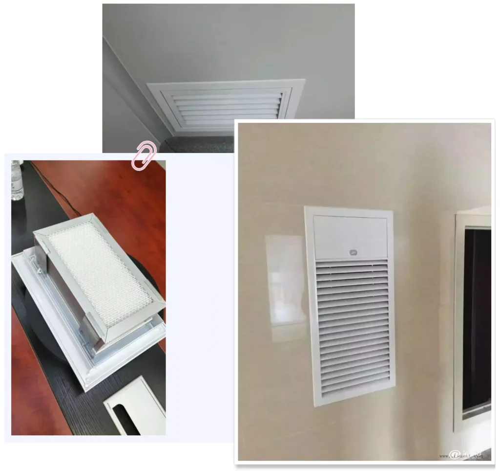 Aluminium alloy air vent