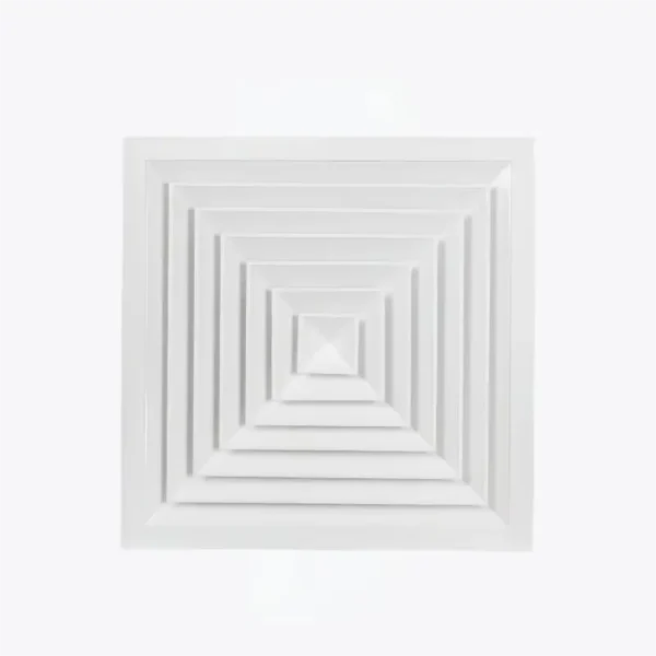 4 Way square Ceiling Mounted Aluminum Air Dampers - 图片 2