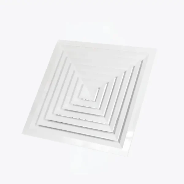 4 Way square Ceiling Mounted Aluminum Air Dampers - 图片 3