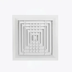 4 Way square Ceiling Mounted Aluminum Air Dampers